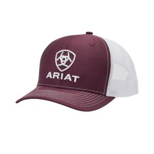 10040005-baseball-cap-ariat-stacked-red-one-size