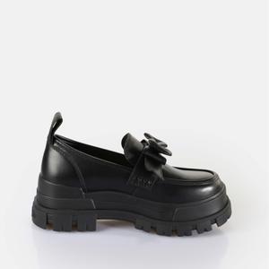 1622304-ballet-flats-woman-buffalo-aspha-loafer-bow-vegan-box-black