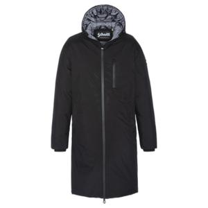 fargo-black-long-zipped-jacket-with-welded-seams-schott-black