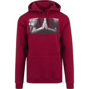 mt275-00207-hooded-sweatshirt-mister-tee-pray-light-red