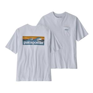 37655-whi-t-shirt-with-logo-patagonia-boardshort-white