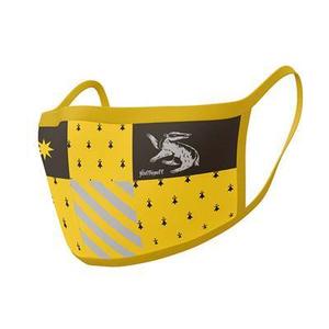 611har009-licensed-face-mask-pyramid-harry-potter-poufsouffle-yellow-black-one-size