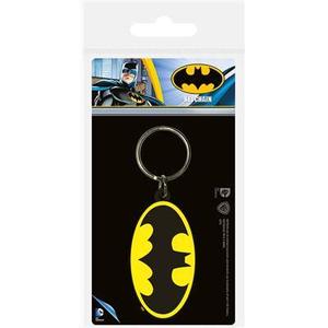 616dcc001-keychain-pyramid-dc-comics-batman-symbol-yellow-black-one-size