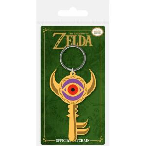 616nin012-keychain-pyramid-zelda-boss-key-green-yellow-one-size
