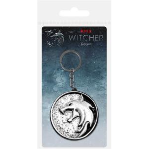 616the001-child-key-ring-pyramid-the-witcher-porte-cle-metal-wolf-silver-one-size