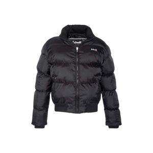 chicago-black-schott-s-ribbed-hem-hooded-puffer-black