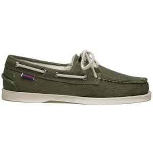 76117kw-909-boat-shoes-sebago-washed-canvas-green-military