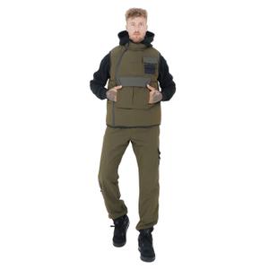 23945-kaki-sixth-june-s-nylon-puffer-with-pockets-green-khaki
