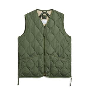 taion-001zml-1-olive-sleeveless-military-v-neck-zip-jacket-taion-olive