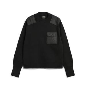 taion-kn100pml-1-black-short-military-style-jacket-taion-black