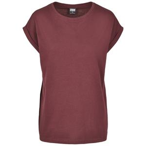 tb771-02243-women-s-t-shirt-urban-classic-extended-dark-red